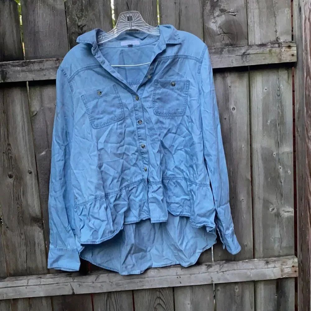 New directions Button Down Top sz. M